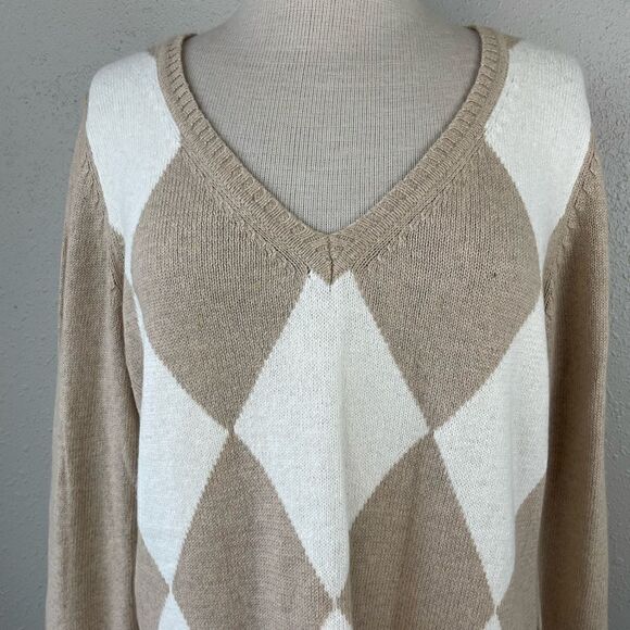 Rafaella V-Neck Sweater Size XL EUC - Picture 2 of 6